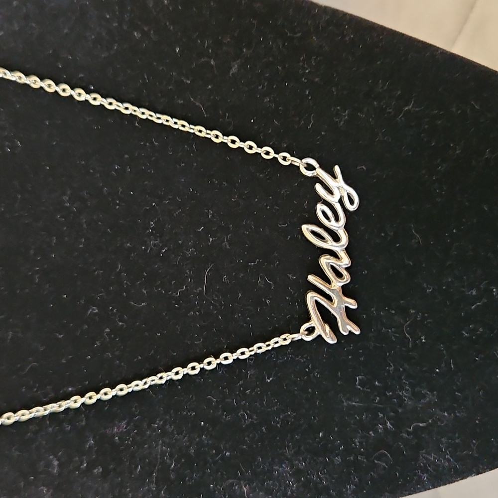 1/$5 or 3/$10 Personalized "Haley" Silver Tone Necklace